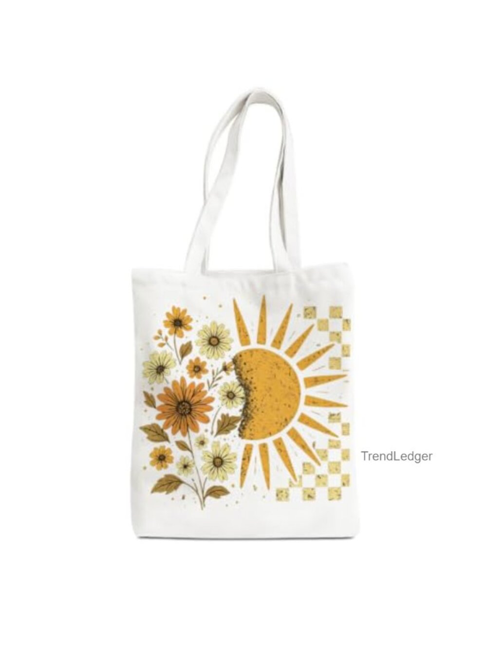 Canvas Tote Bag Fall Autumn Halloween Pumpkin Ghost Reusable Shoulder Bag